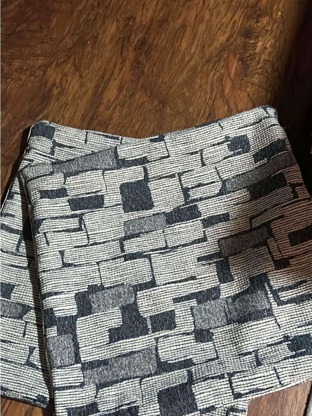 Blue & cream Patterned pillow covers